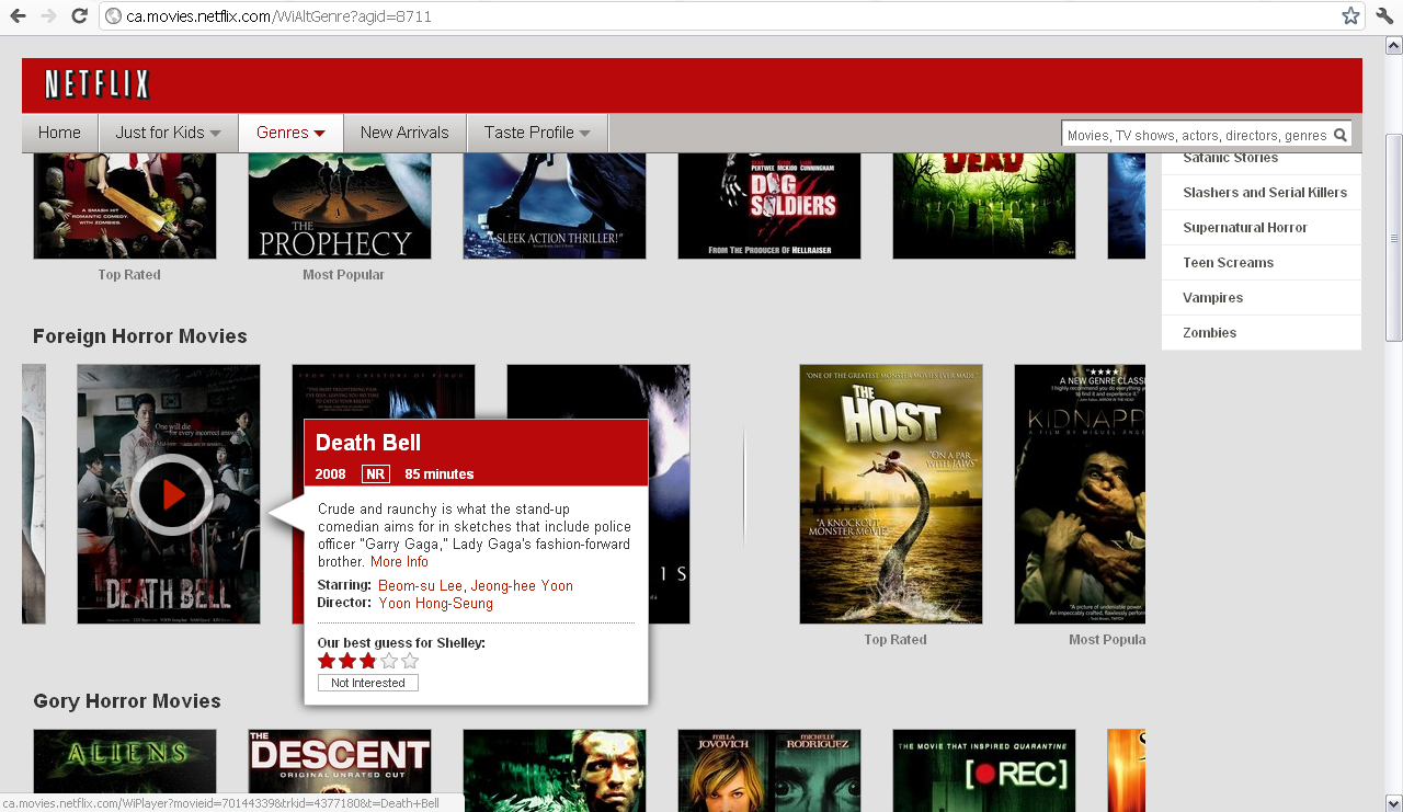 Zombots! A Glitch in the Netflix Matrix