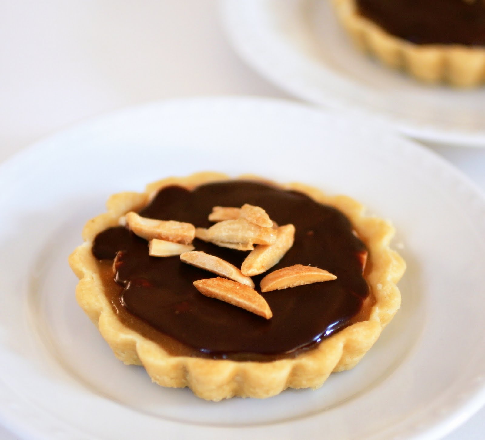 Tish Boyle Sweet Dreams Chocolate Caramel Almond Tartlets