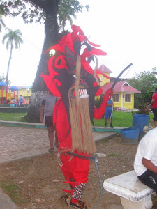 Back in Bocas a Mini Carneval Took Place