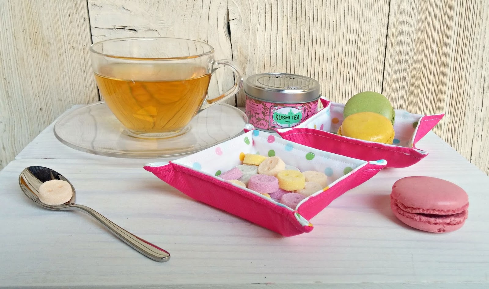 Ella & Nesta's Little Room Laminated Fabric Charm Square Trays