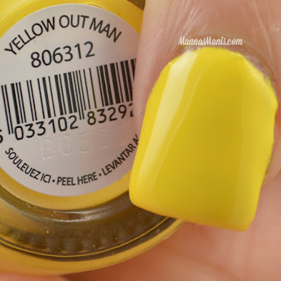 FingerPaints Tie Dye Revolution Yellow Out Man swatches