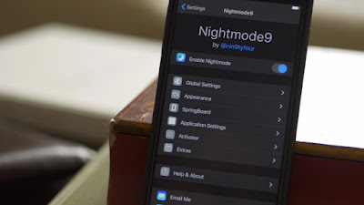 Nightmode9: brings a system-wide dark mode to iOS 9