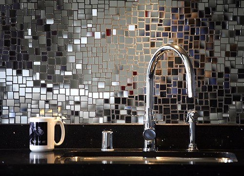 Mirror Kitchen Backsplash Tile