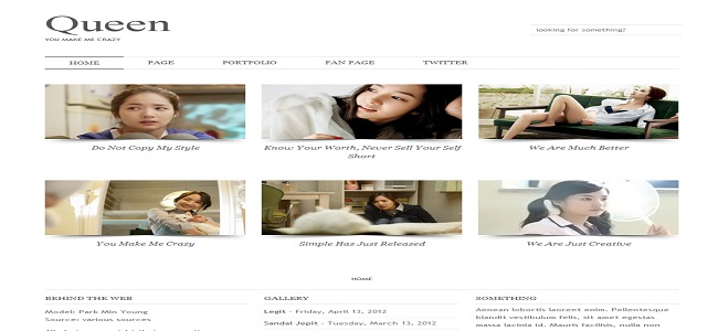 Queen Blogger Template