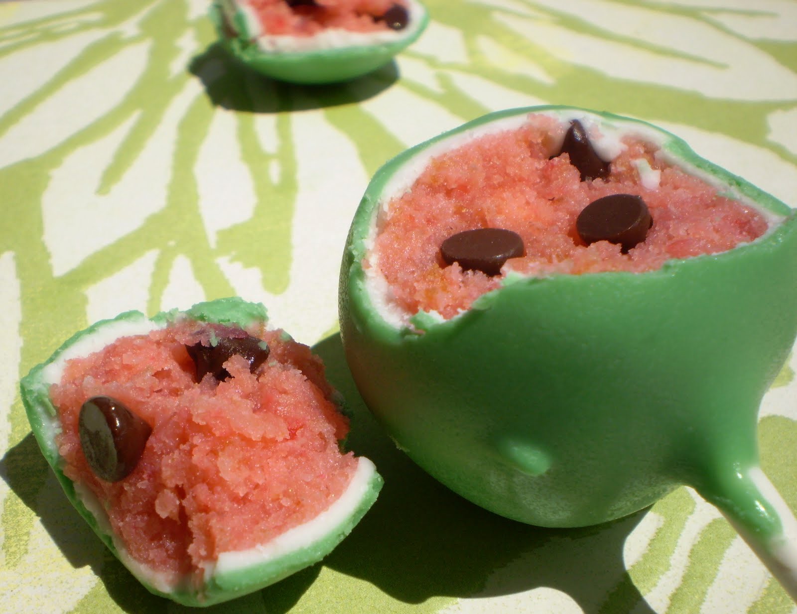 Natalie's Cake Pops Watermelon Cake Pops
