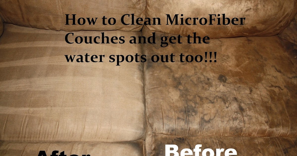 Tada's Kooky Kitchen How to Clean Microfiber Couches AND get the