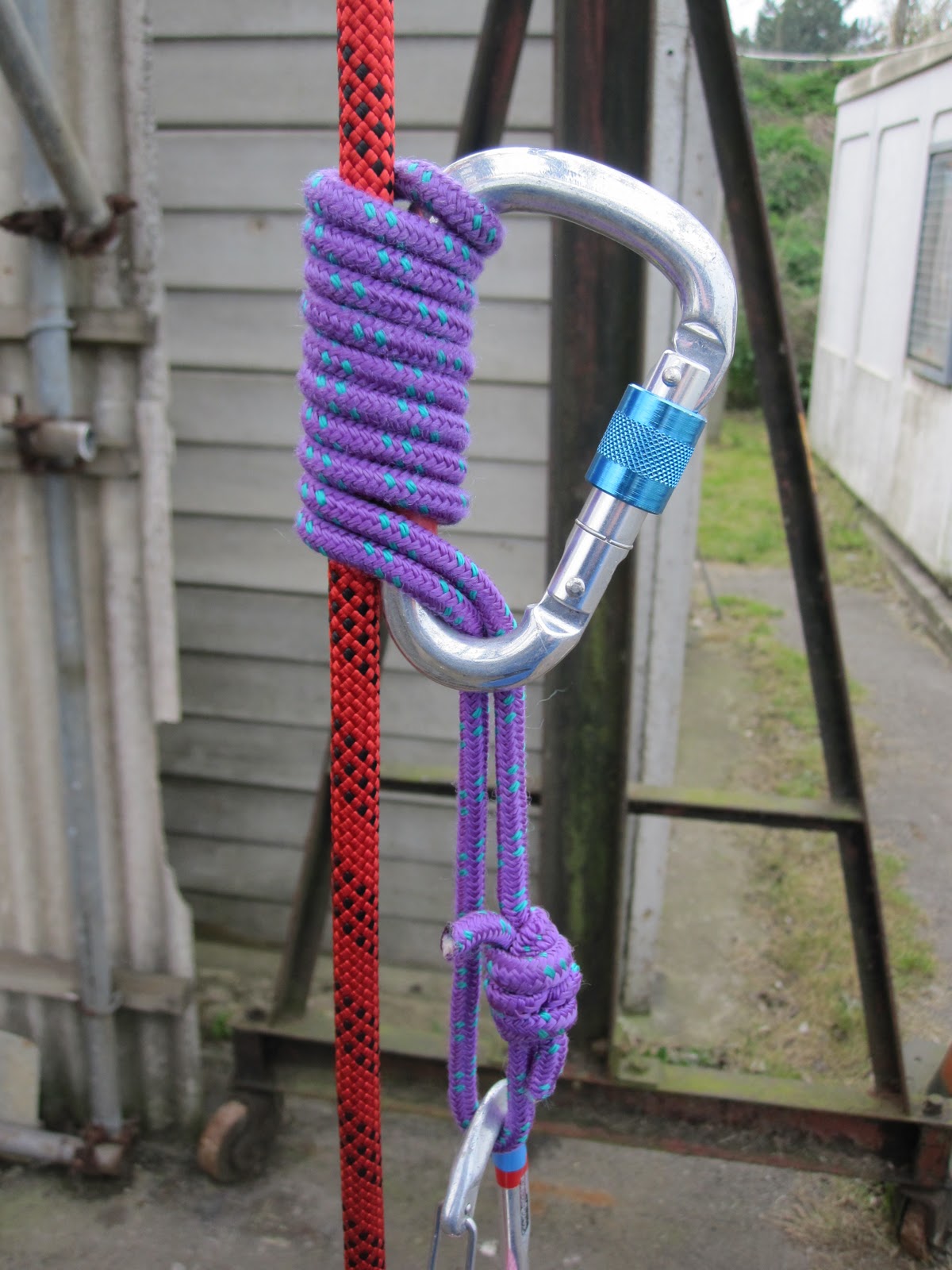 Rob Thornton's Solo Mountaineering Blog. CHICKEN CHAINS AND PRUSIKS (A