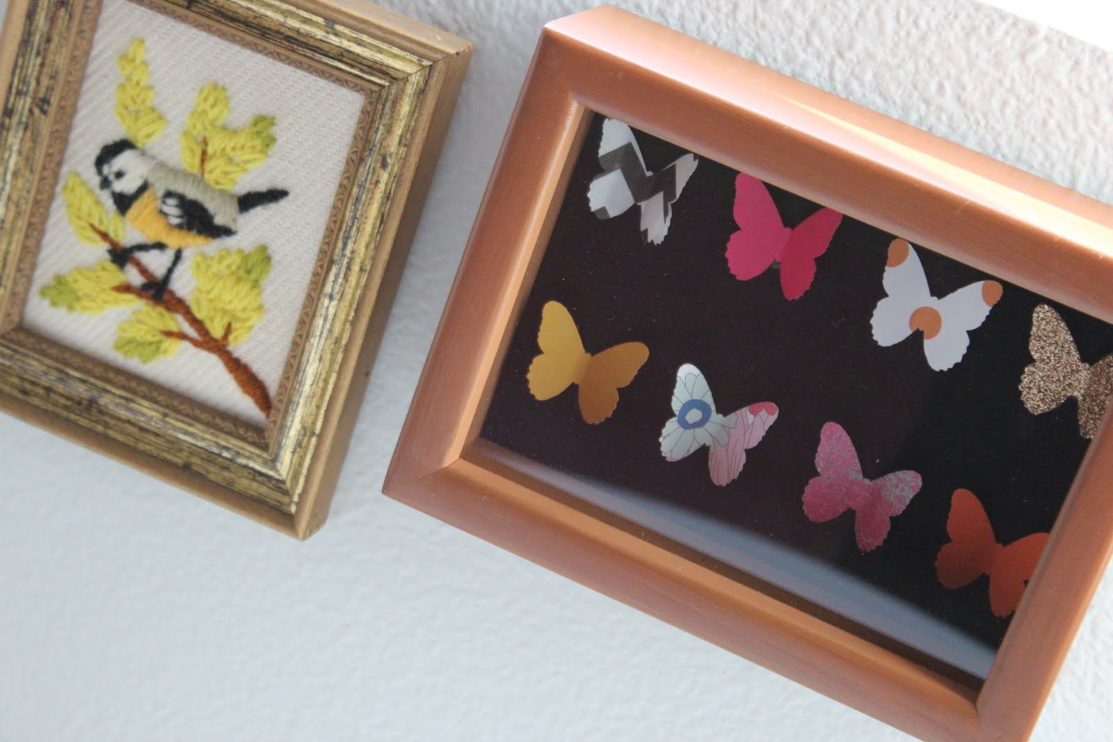 Daisy Dreaming DIY Butterfly shadow box