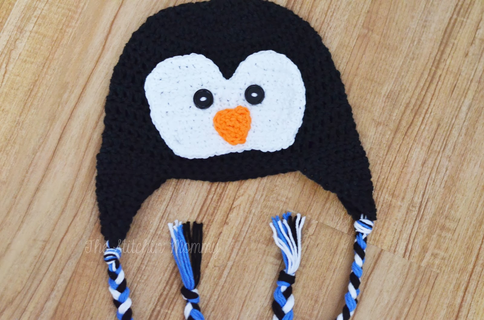 Crochet Penguin Hat Pattern - The Stitchin Mommy