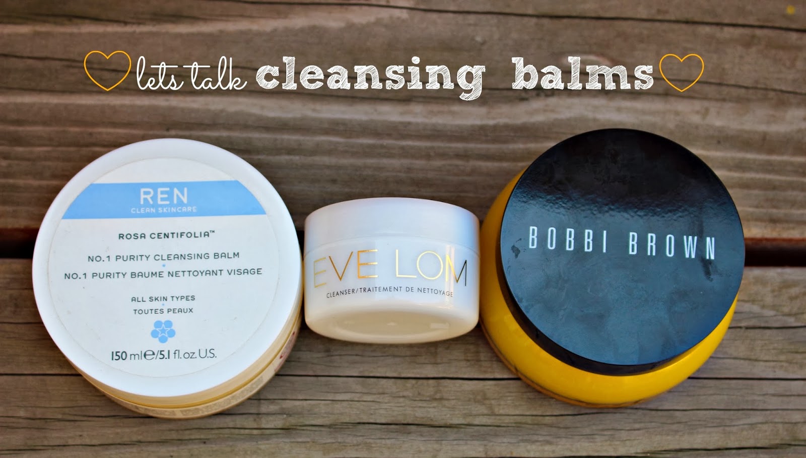 Linds & Bells Cleansing Balms Eve Lom, Bobbi Brown & Ren