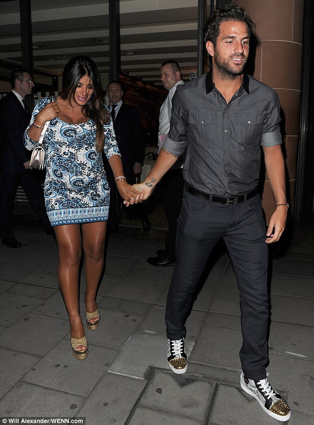 Football Player's Style: Cesc Fabregas with Daniella ...