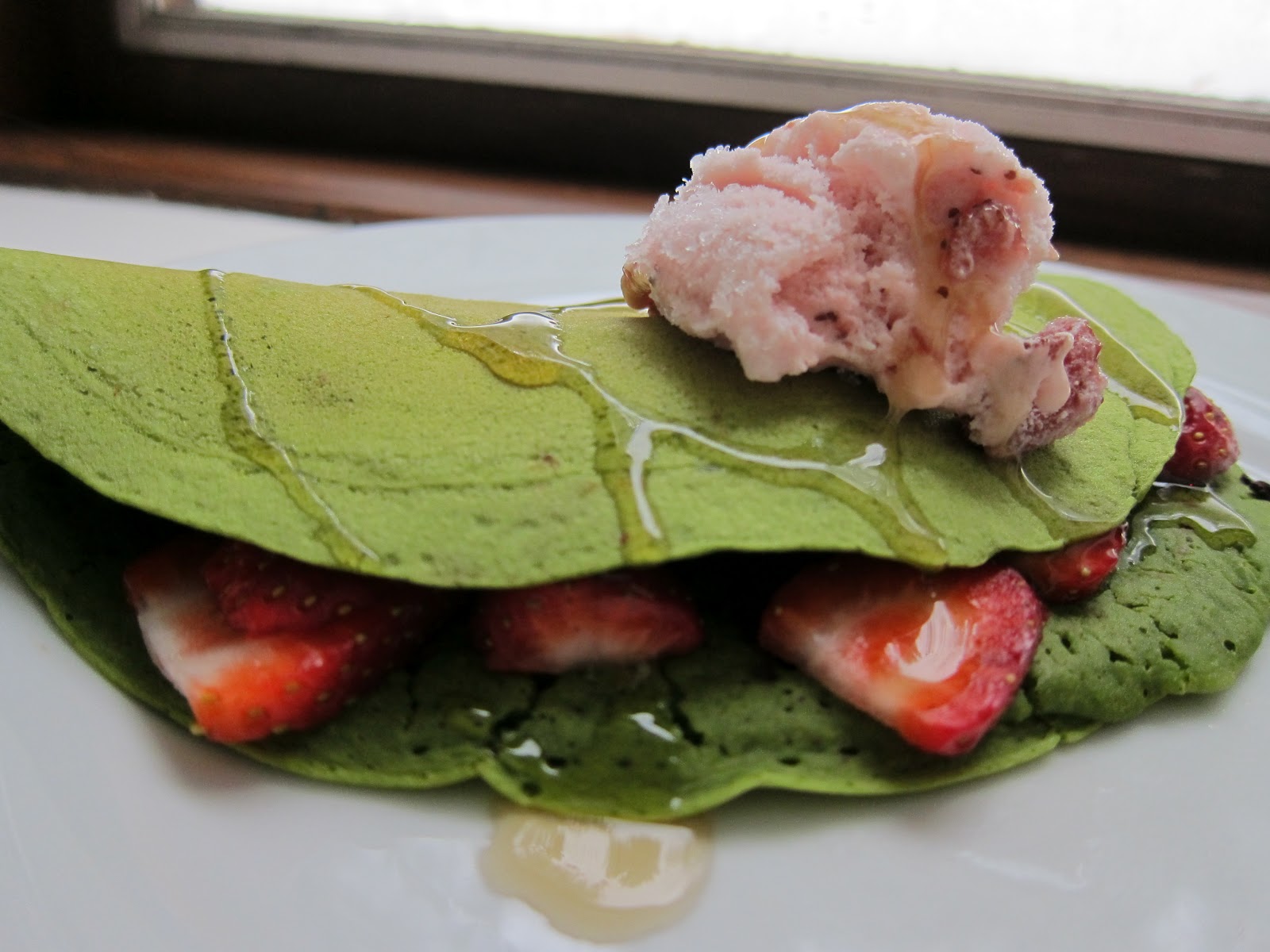 Dining for Two Easy to Make Green Tea Crepes Beautiful, Creative, Green!