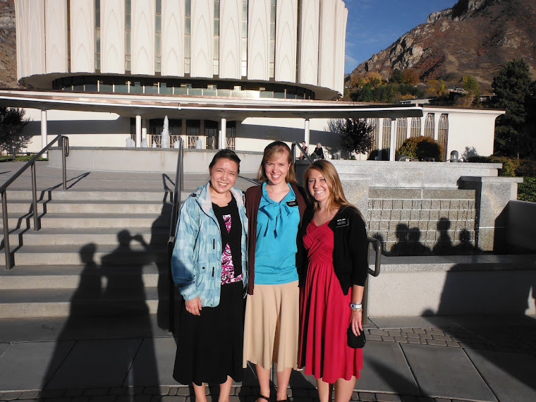 Provo temple with compaions
