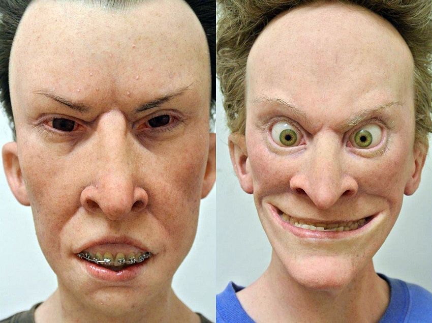Beavis & Butthead in real life by Makeup Effects Artist Kevin Kirkpatrick