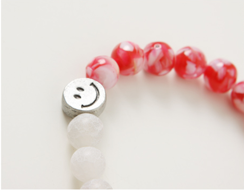 Korean Smiling Marbled Bracelet