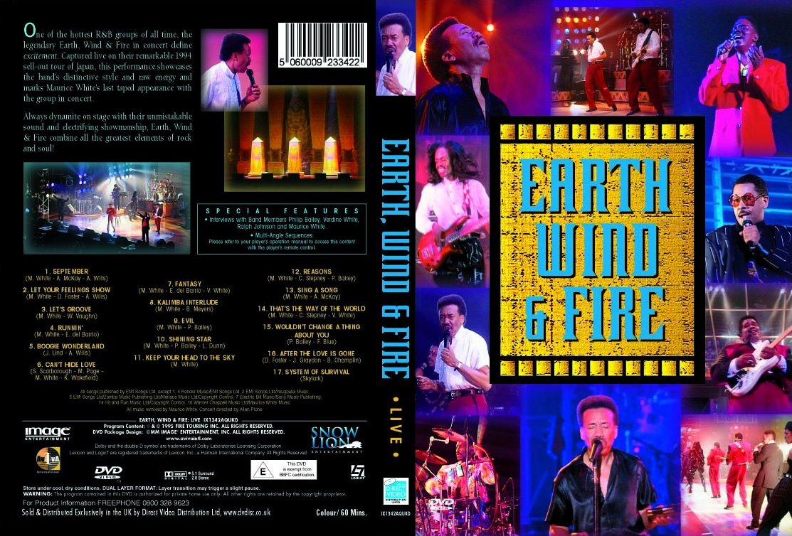 DVDMANIA EARTH, WIND & FIRE / LIVE
