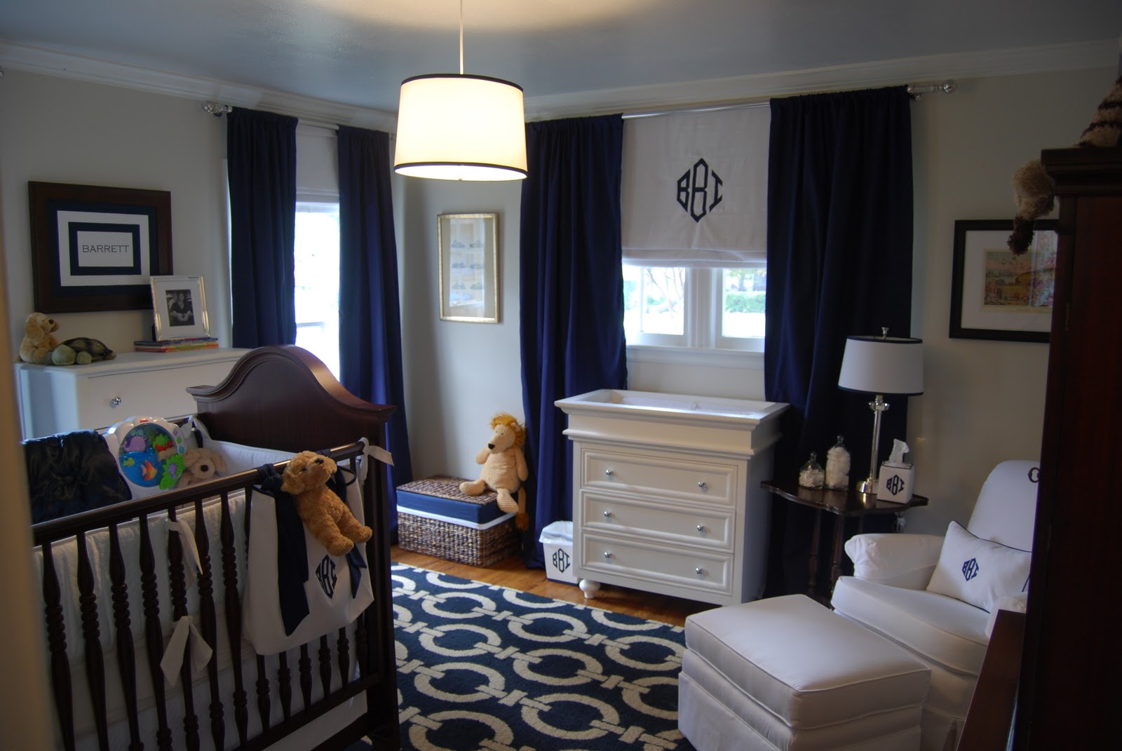Baby nursery Navy baby room, Boy nursery, Nursery