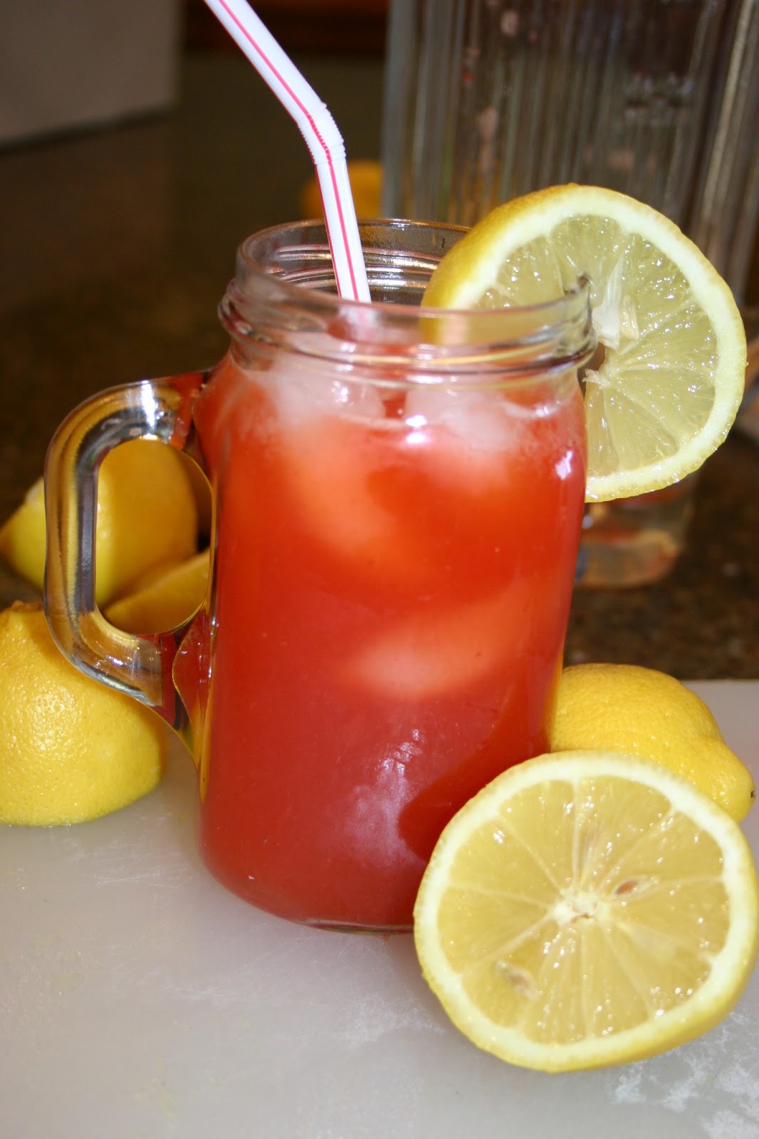 One Tiny Moment Strawberry Lemonade with Stevia (Cafe Rio Inspired)