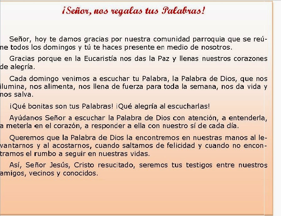 Tu Palabra Señor