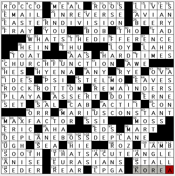 L.A. Crossword Confidential 02.13 Sun L.A. Crossword Confidential 02.13 Sun