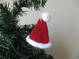 knitted christmas ornaments