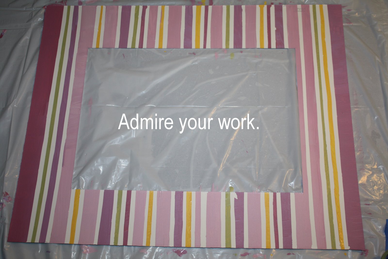 Your Daily Tidbit DIY Painted Mat Board