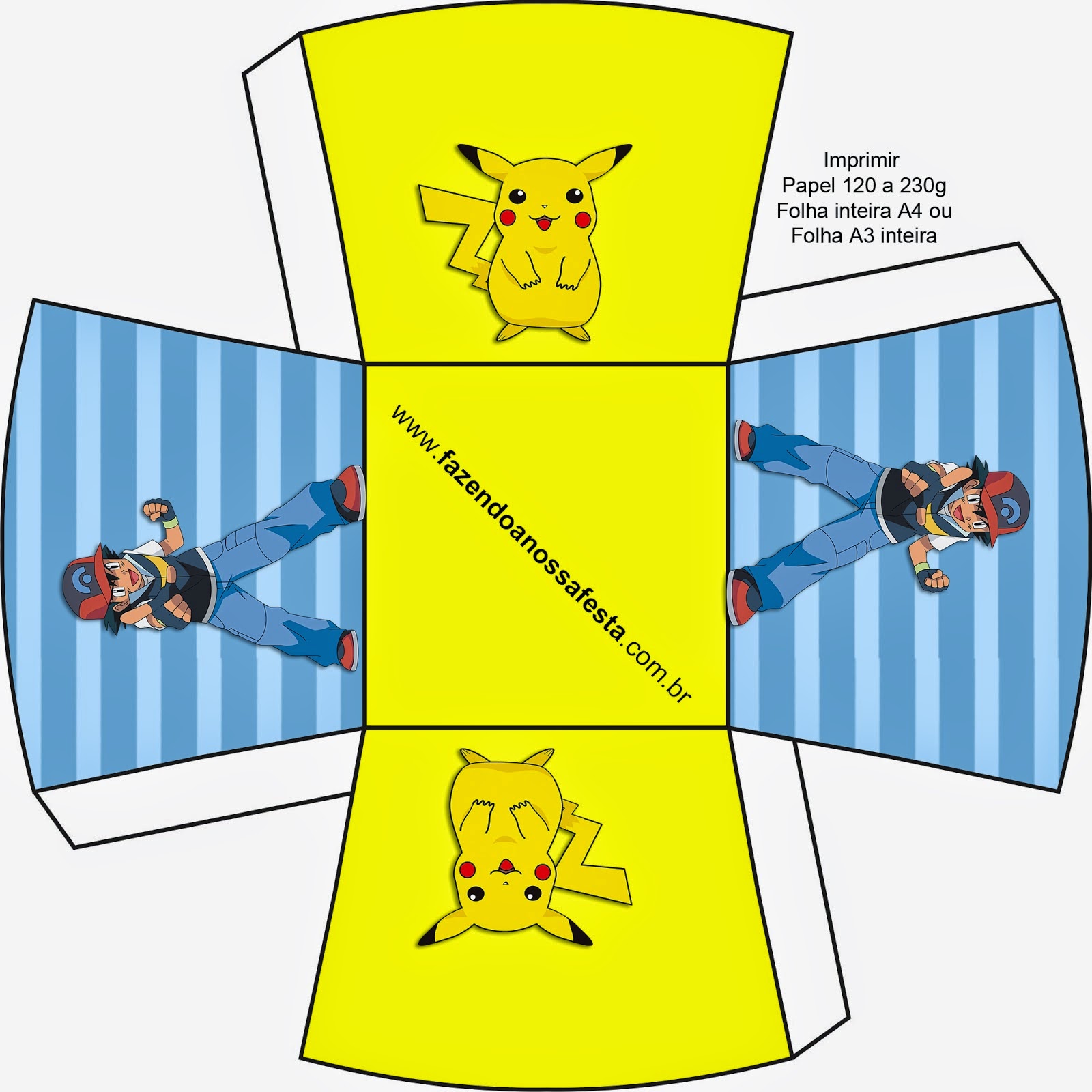 Pokemon Free Printable Boxes. Oh My Fiesta! for Geeks