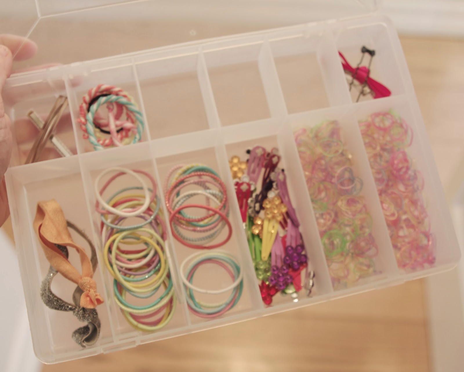 simply organized Organized Little Girl Hair Accessories + A Summer Organization Instagram Series