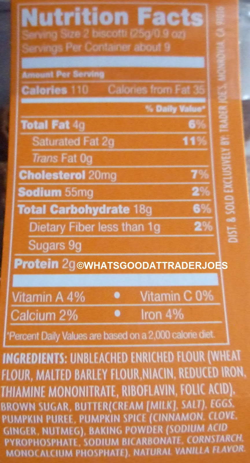 What's Good at Trader Joe's? Trader Joe's Pumpkin Biscotti