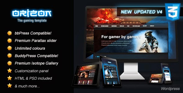wordpress game theme