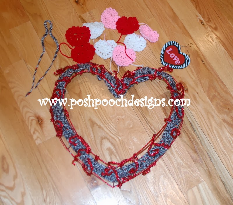 Posh Pooch Designs Dog Clothes Valentine Wreath Project