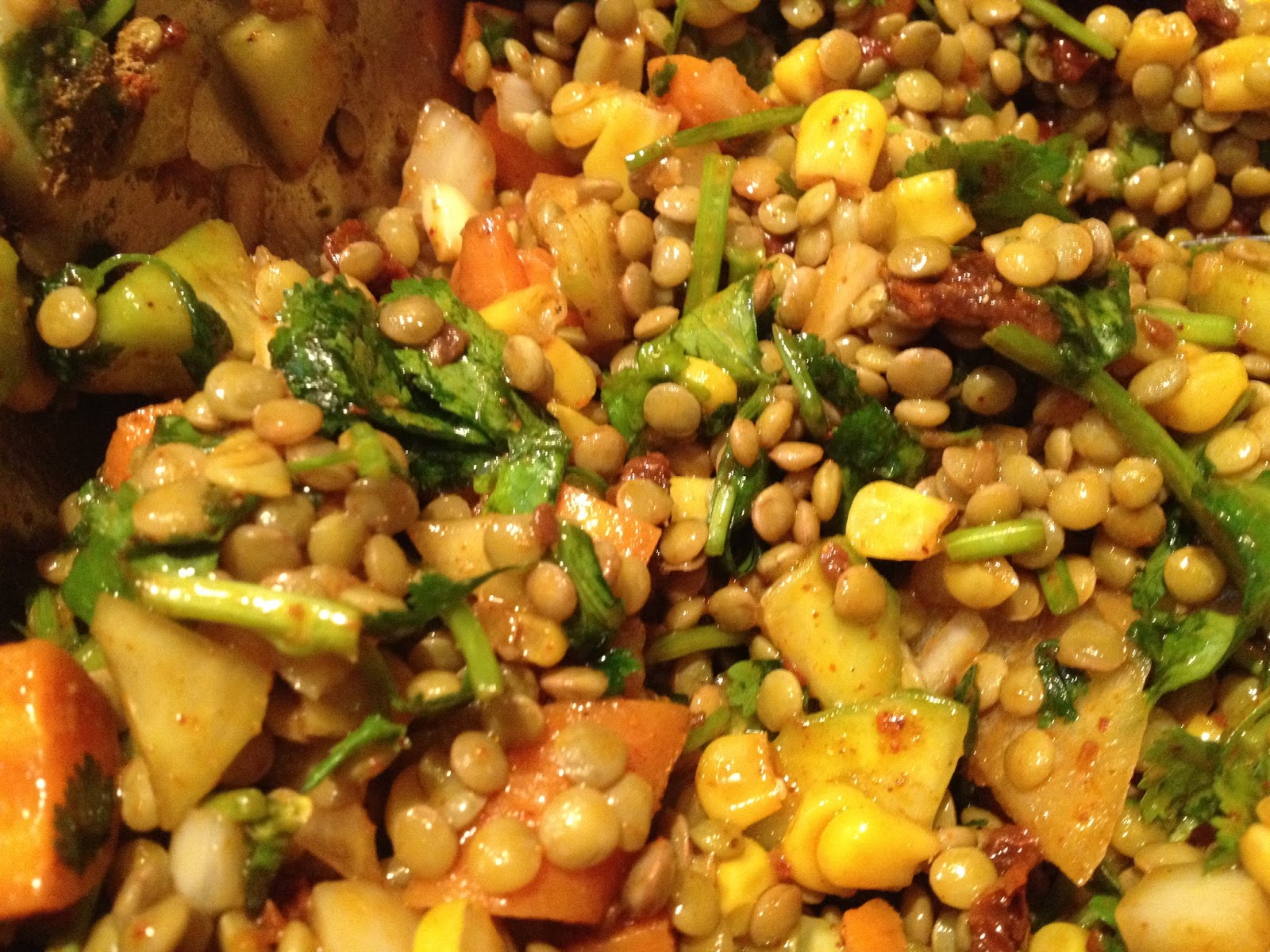 Classically Kosher © Nine Days Recipe Chilled Lentil Salad with
