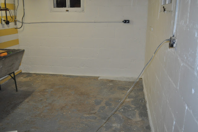basement, dry lok, painting, DIY, reno, painting the basement, sealing