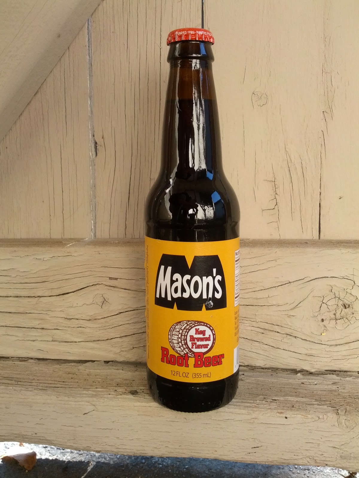 Pop Bottle Old Fashond Root Beer Bottle Masons Root Beer