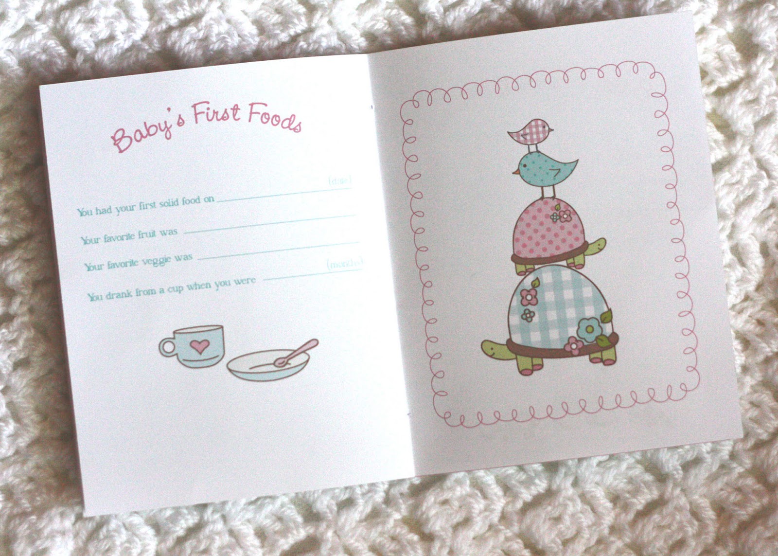 amy j. delightful blog Baby Doll Record Book Printable for your Little Girl