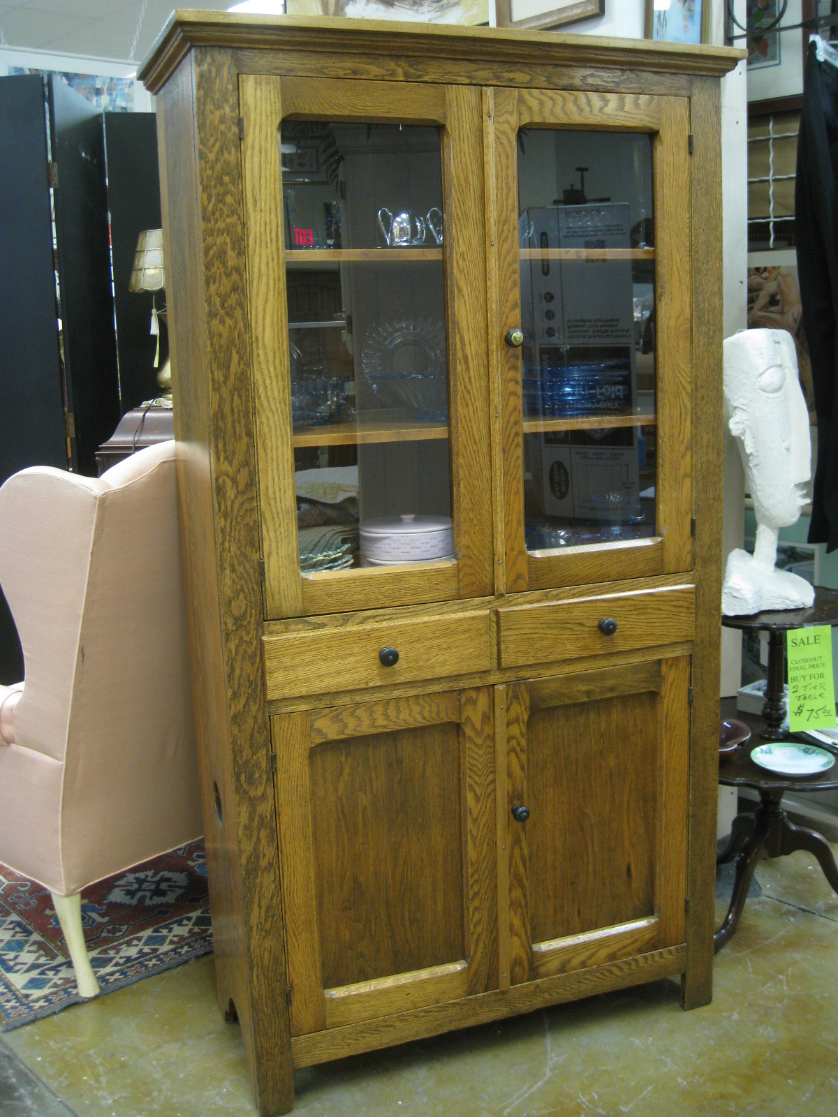 Antiques Art And Collectibles Antique Furniture China Cabinet