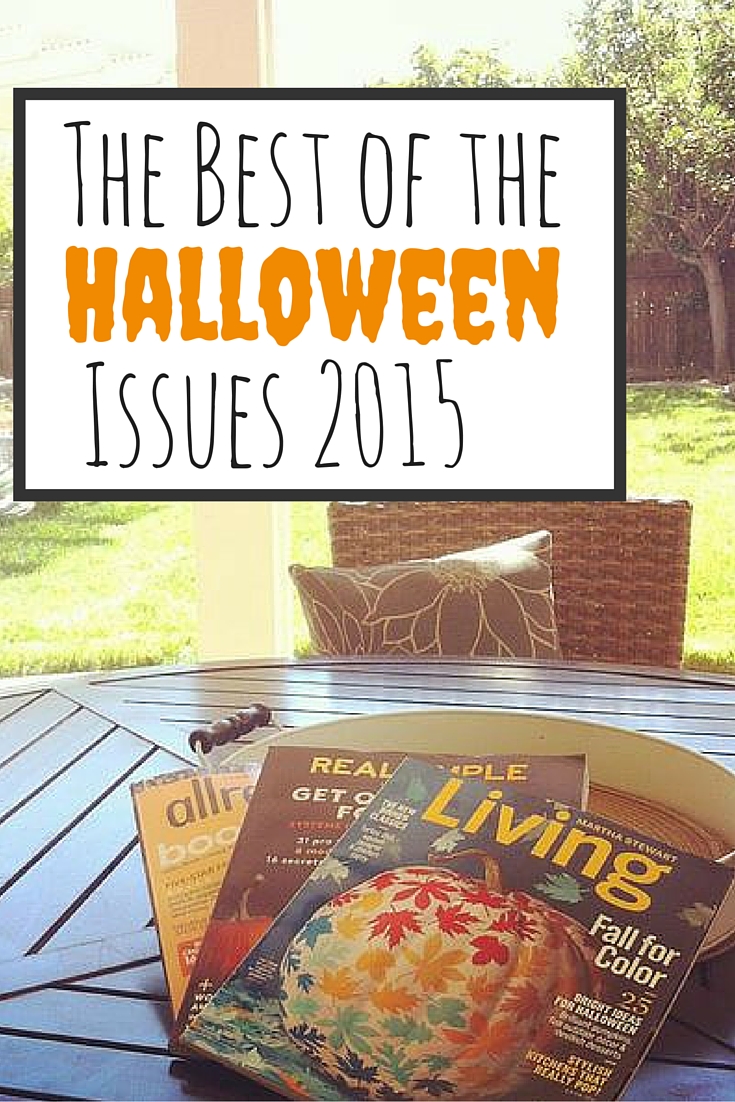 Plan to Happy The Best of the Halloween Magazine Issues {Recipes}