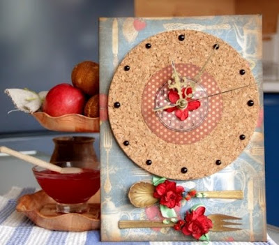 Reloj hecho a mano con madera ~ Solountip.com