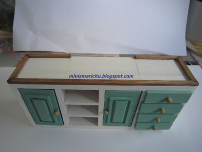LAS MINIS DE MARICHU: MUEBLE FREGADERO PARTE III