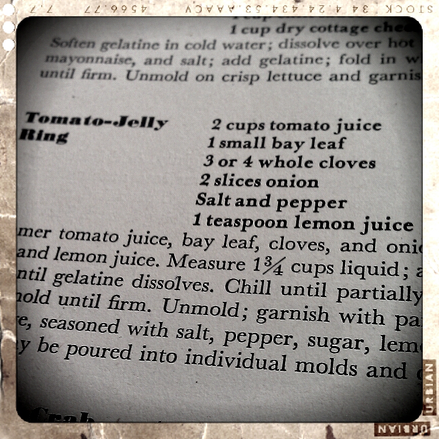 A Jello for Every Mood Tomato Jelly......strange or delicious?