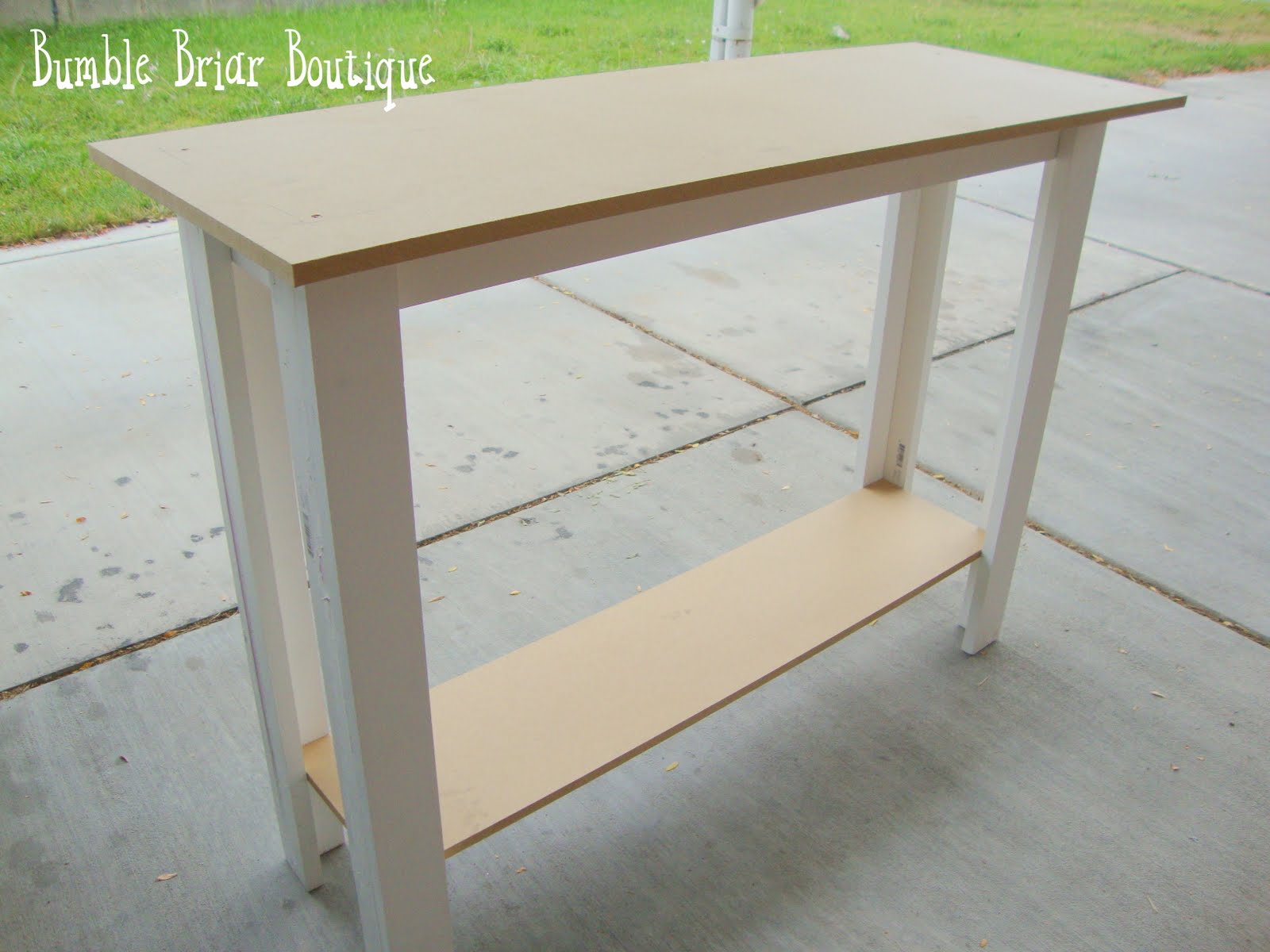 Bumble Briar Boutique How to build a sofa table...