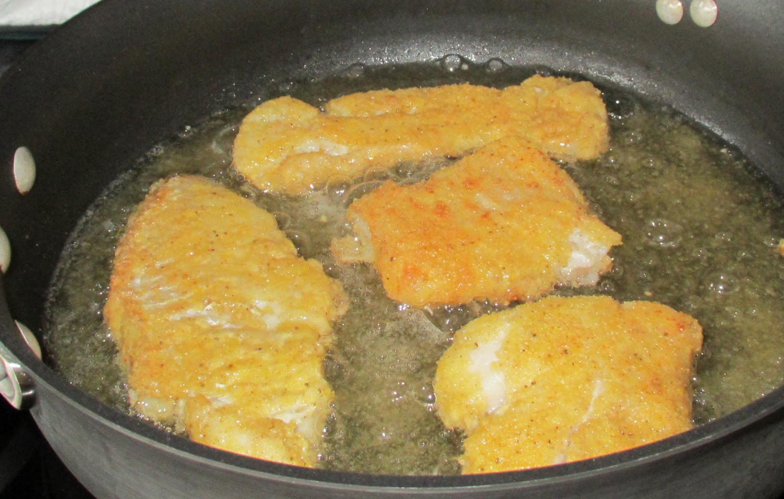 Successfully Gluten Free! PanFried Lightly Breaded Cod