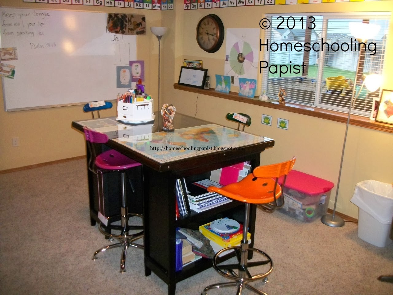 Homeschooling Papist My Craigslist homeschool room (little bit of Ikea