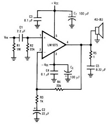LM1875 | 20 Watt Audio Power Amplifier