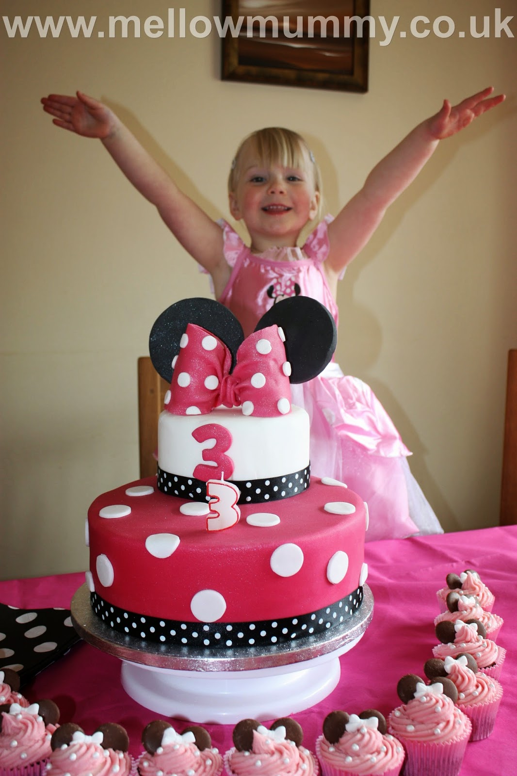 Mellow Mummy: The One with the Spotty Minnie Mouse Birthday Cake