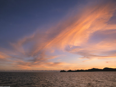 Sunset in Pacific Baja California Mexico Wallpaper