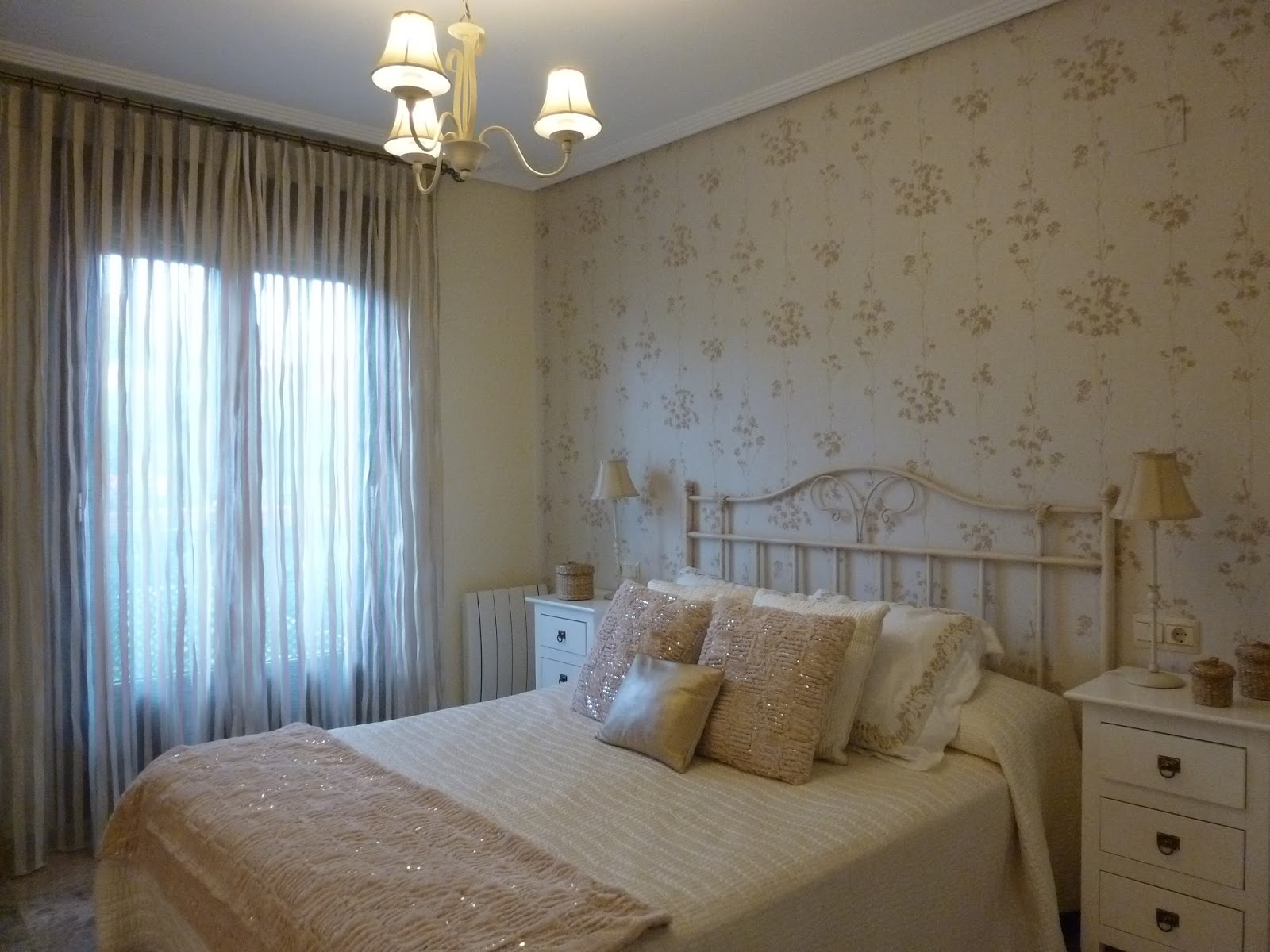 Tela, papel y pintura: DORMITORIOS DE VERDAD