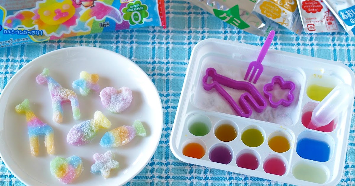 Create Eat Happy ) How to Make Kracie Popin' Cookin' DIY Oekaki Gummy