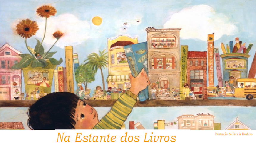 Ilustrações de leitura infantil 