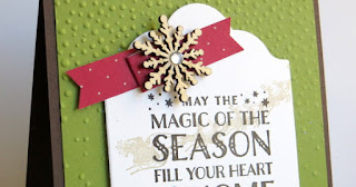 Stampin' Up! Cozy Christmas Magic of the Season Card #stampinup www.juliedavison.com 2015 Holiday Catalog